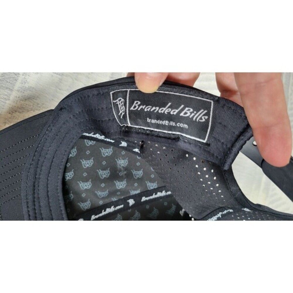 Branded Bills Elite Series Hat Black Snapback Water Resistant, Breathable, Float - Picture 4 of 7